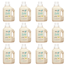 KUKU 酷咕鴨 嬰兒洗衣精 酵素洗衣精, 1.2L, 12個, 低敏洗衣精 寶寶香