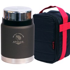 아폴로 보온도시락 보온죽통 APL-600, 600ml