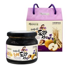기관지 목 좋은 수제 아기 임산부 약도라지 배 도라지청 600g, 1개