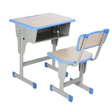 학생용 책상 의자 세트 가정용 학교용 높이조절, 오렌지레드