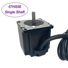 라우터 조각 밀링 IN 샤프트 CNC 3D 57X56MM 프린터 기계용 2N NEMA23 180OZ 모터 단일 0A 스텝퍼, 6.35mm, Single Shaft