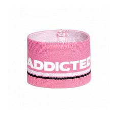 ADDICTED 雙色條紋設計運動手環 AD多彩健身手環 派對夜店必備 AC150, 粉, 1個