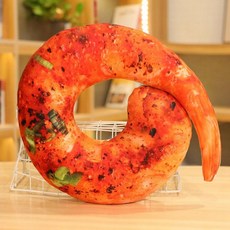 여행용 목쿠션 기내용 목베개 40cm 새우 대하 머리받침, 바비큐 새우알 40cm