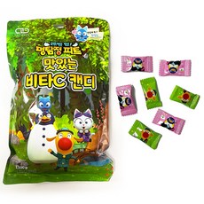 어린이 레벨업 명탐정 피트 비타C캔디 1000정 유아비타민, 1개, 1200g