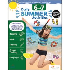 Daily Summer Activities: Between 6th Grade and 7th Grade Grade 6 - 7 Workbook: Moving ..., Evan-Moor Educational Publi..., 9781629384894, Evan-Moor Corporation