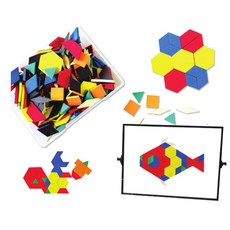 어린이 자석도형패턴 일상표현 칠판세트 상상력자극 두뇌훈련