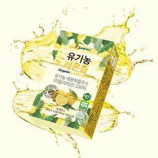 [서흥바이오팜] 코오롱제약 유기농 레몬즙 NFC 100% 착즙 레몬수, 4박스, 300g