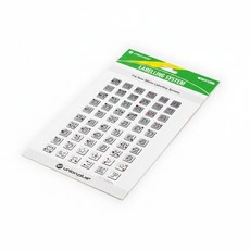 VARET 차량 번호 스티커 1매 데코포인트, 1개, 1개, 실버