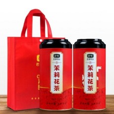 중국 전통 자스민차 500g 군향 특급 쟈스민 꽃잎차 선물용 캔 포장, 1개, 1개입