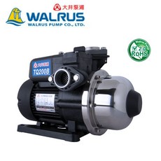 台北益昌 大井 TQ200B 2代 1/4HP 加壓馬達 靜音電子流控恆壓泵浦 穩壓泵浦 低噪音抗菌不生銹, 1個