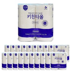 CJ 이츠웰 키친타올 150매 2롤 x 20개