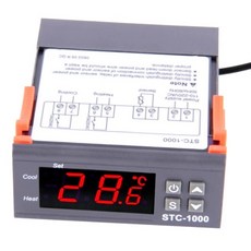 精準一度 溫度控制器 冷熱雙輸出 繼電器, 1個, AC110V,30A