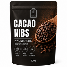 바른곳간 카카오닙스 지퍼백, 100g, 1개