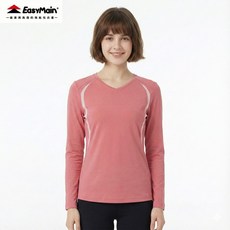 EasyMain 女調溫防臭抗靜電長袖T恤