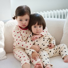 [5+1] 루키즈 국내제작 골지실내복 상하세트 아기내복 아기실내복 간절기 가을 겨울