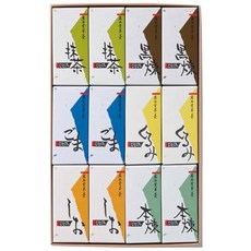 회진도 이와야도 양갱 한 입 크기 양갱 양갱 12개입 6가지 각 2개씩 (흑련 쿠루미모토노리 자오 말차 참깨) 선물 용지 포장 완료