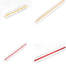 빽귤스토어 삼각스케일자 15cm/30cm 삼각스케일자30cm, 15cm - 고배율