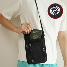 가치 RFID차단 여행용 여권 가방 파우치