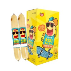 CJ제일제당 동원 친친오리지널 치즈 소시지, 80g, 10개