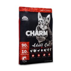 CHARM 成貓無穀貓糧 5.4公斤 加拿大製造 高動物蛋白 低過敏配方, 混合口味, 5.4kg, 1包