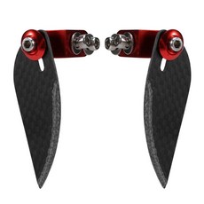 55X21mm 조정 가능한 탄소 섬유 회전 핀 60-75cm 전기/니트로 전원 원격 제어 보트 부품과 호환용, 블랙&amp;레드