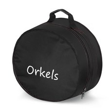 ORKELS 스네어 드럼 백 10mm 패딩 튼튼한 600D 드럼 케이스 보관 및 여행을 위한 강화 구조의 패딩 스네어 드럼 휴대용 가방 35.6cm x 14cm(14x5, ORKELS 스네어 드럼 백, 10mm 패딩, 튼튼한