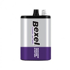 사각형 일체형 전원용 알카라인 건전지 4r25, 1