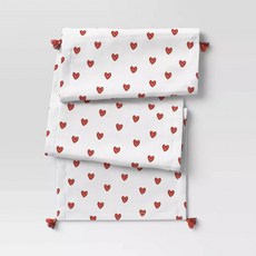 Opalhouse 코튼 테이블러너, Hearts, 182.9 x 35.6cm, 1개