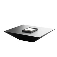 사각 거실 테이블 원목 럭셔리 모던 협탁 낮은 좌식, A. 블랙 커피 테이블 80x80cm 서랍