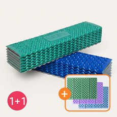 (국산)이스트렉스(estrex) / 백패킹 비박 1인용 매트 1+1특별 행사 방수 방습 코팅 (200x63) 차박 솔로캠핑 /사은품 증정, 카키 1+1