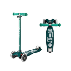 MICRO KICKBOARD 맥시T 디럭스 LED 에코 그린 146705, FREE