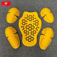 오토바이 라이딩 보호복 세트 저반발 CE보호대 내장 바이크 안전복, LAS-B 등 보호대