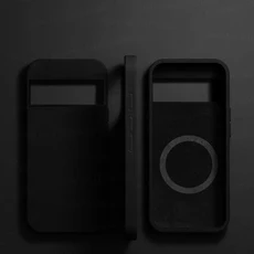 구글 Pixel 8 7 6 Pro for Magsafe 휴대휴대폰 케이스 무선 충전 범퍼 덮개 부품 원장 액체 실리콘 자성, 05 For Pixel 6, 02 Black