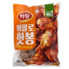 하림 버팔로 핫봉 1kg 코스트코 아이스박스 배송 간편조리, 1개