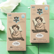 키즈 후 브레스 특허원료 어린이 숨편한 하루, 2박스, 30정