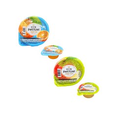 쁘띠첼 과일젤리 복숭아 + 밀감 혼합구성, 6개, 90g