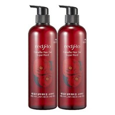 꽃을든남자 레드플로 동백 헤어젤 슈퍼하드 500ml 2개