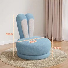 어린이 1인용 독서 쇼파 소파 놀이방 유치원 아기 키즈 의자 어린이집, 블루