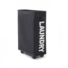 LET'S YOGA 運動器材收納籃 可移動式窄型瑜珈墊收納籃, 黑色, 1個