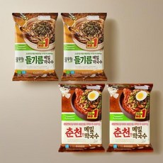 풀무원 메밀 막국수 2종 (들기름+춘천 각 2개씩) (총 4개), 1세트