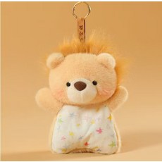 爆款豆袋原創桌伴玩偶布娃娃毛絨玩具陪伴學習搭子公仔送生日禮物, 1個, 捏捏樂獅子:15cm