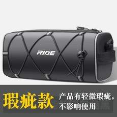自行車前樑包 公路山地單車包 車頭收納袋 防水騎行掛包 上管車把包, 1個, 瑕疵款 幻影前把包酷黑,3L, 酷黑, 瑕疵款