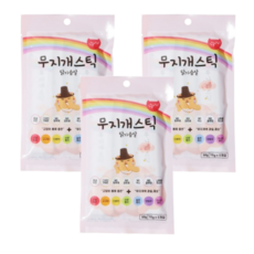 냥슬아치 무지개스틱 고양이 짜먹는 간식, 15개, 10g, 닭고기맛