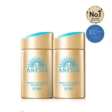 아넷사 퍼펙트 UV 선스크린 스킨케어 밀크 NA 60ml 2개