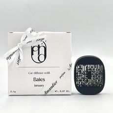 아망디에 차량용 방향제 리필 (딥디크 차량용 방향제 호환 가능), 베이, 2개