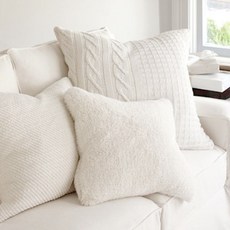 마켓비 INDIGO 쿠션 45x45 아이보리, 기본상품