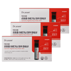 닥터아람 리포좀 아르기닌 마카 파워샷, 3개, 140ml