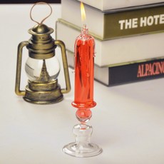 [이브닝메종] 파라핀오일 램프 촛농모양 무드램프, L(DC1), 1개