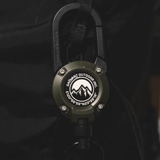 《Gallant Outdoor》ROOT CO. MAG REEL 360登山扣 - 海怪野行戰術掛環掛勾, 1個, 軍綠色