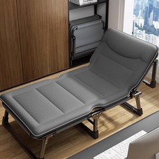 Garry 낮잠 접이식 침대 간이침대 접이식 간이침대 릴렉스베드 이동식 침대, 그레이
